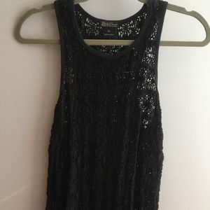 Black Lucky Brand Tank Top